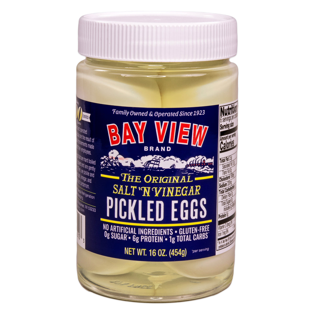 Bay View Original Salt ‘N Vinegar Pickled Eggs - 16 oz.