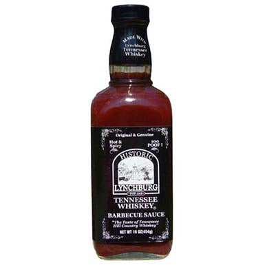 Historic Lynchburg Tennessee Whiskey 100 Proof Hot & Spicy BBQ Sauce