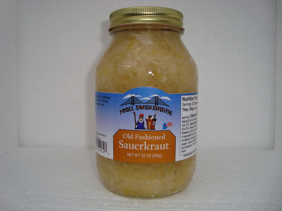 Troll Smokehouse Sauerkraut - 32 oz.