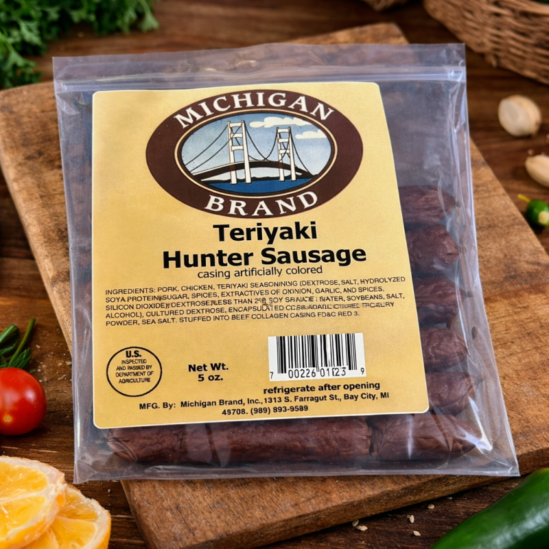 Michigan Brand Teriyaki Hunters Sausage