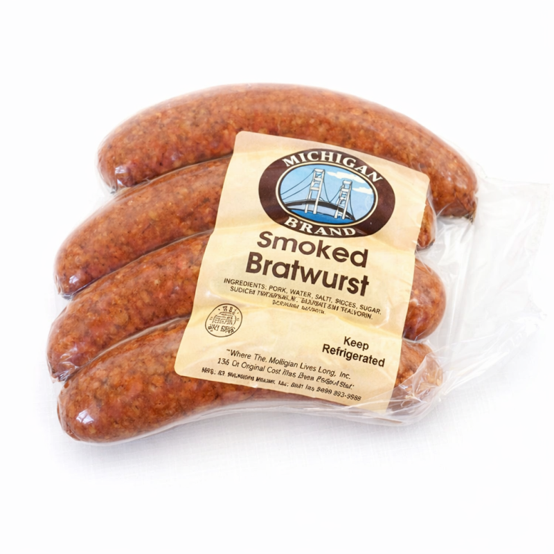 Michigan Brand Smoked Bratwurst - 1 lb.