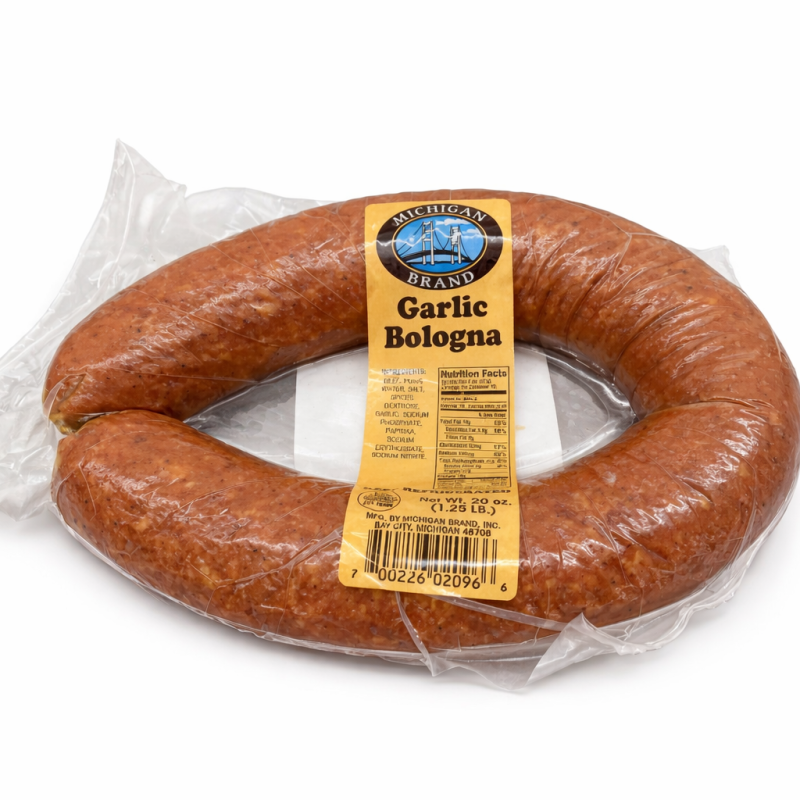 Michigan Brand Garlic Ring Bologna - 20 oz.