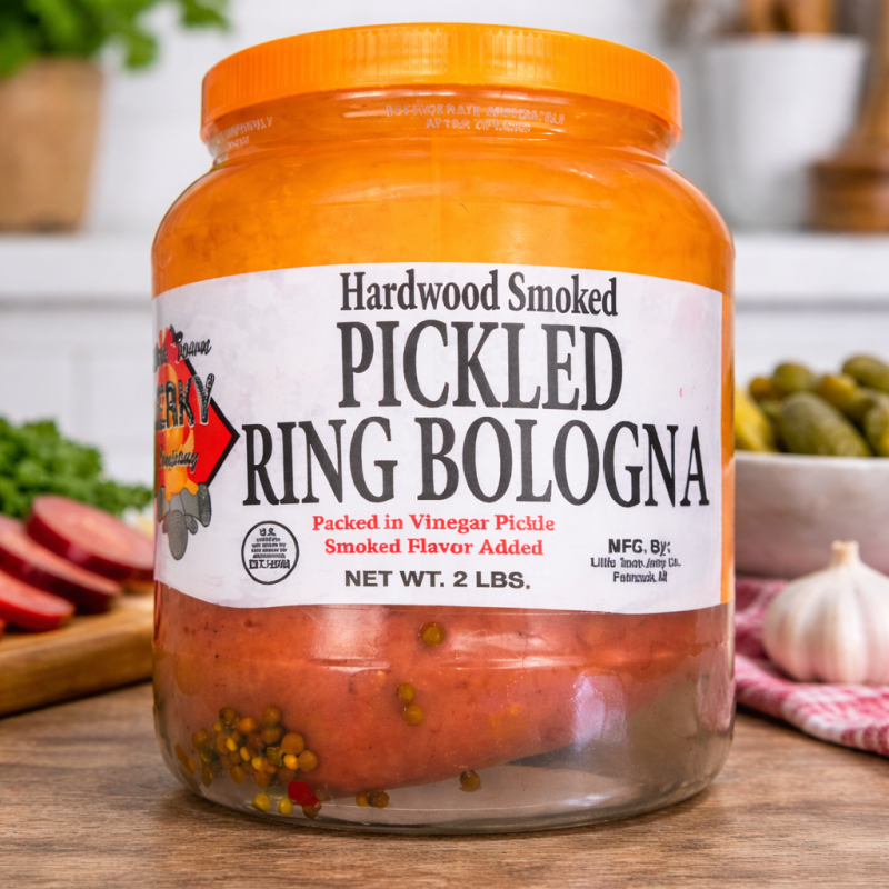 Little Town Jerky Co. Pickled Ring Bologna- 2 lb. Jar