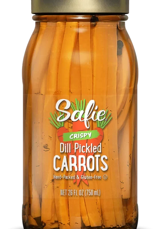 Safie Crispy Dill Pickled Carrots 26 oz.