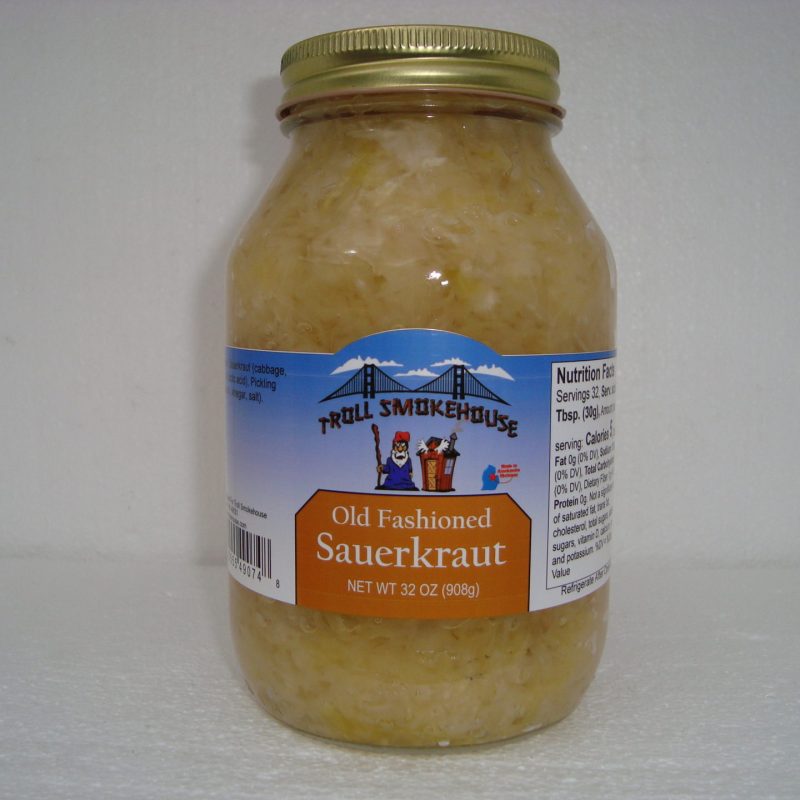Troll Smokehouse Sauerkraut - 32 oz.