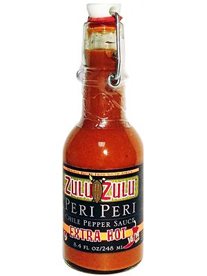 Zulu Zulu Peri Peri Extra Hot Chile Pepper Sauce