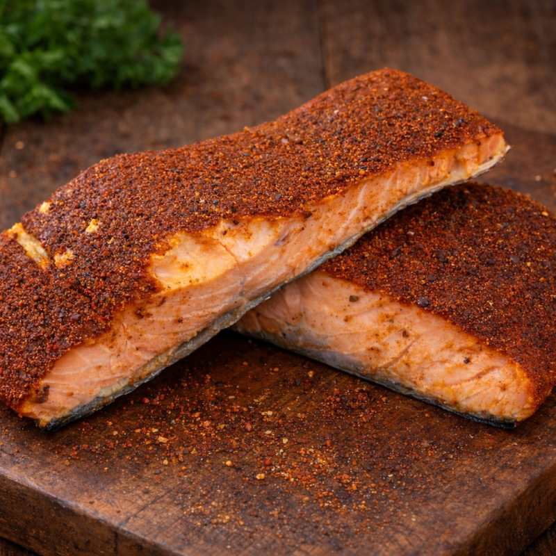 Cajun Boneless Smoked Salmon Fillet