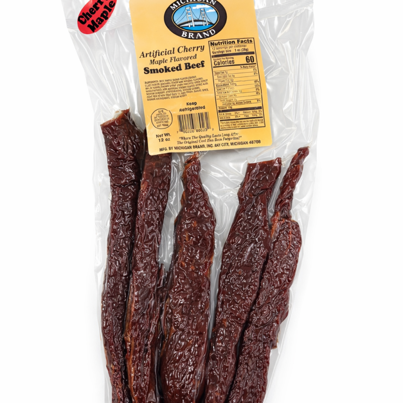 Michigan Brand Cherry Maple Beef Jerky - 12 oz.