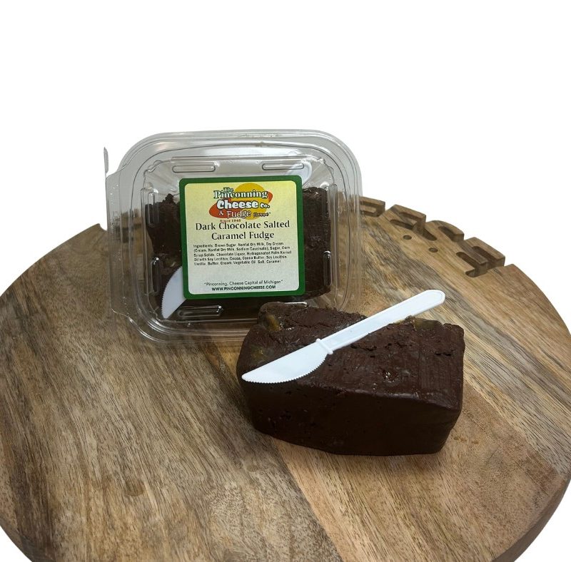 Dark Chocolate Salted Caramel Fudge