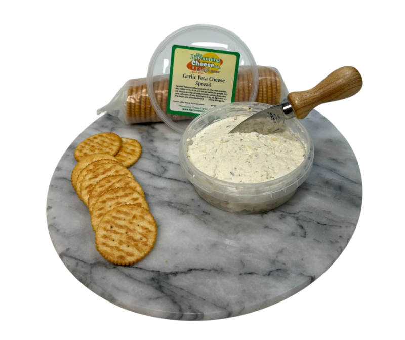 Garlic Feta Cream Cheese Spread